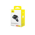 Car Bluetooth 5.3 FM Transmitter 2xUSB + USB-C, Black
