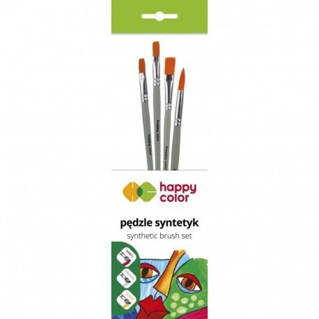 Sünteetiliste harjastega pintslid - MIX B2, 4tk