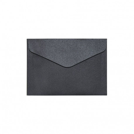 Metallik ümbrik Pearl Black C6 - 10tk