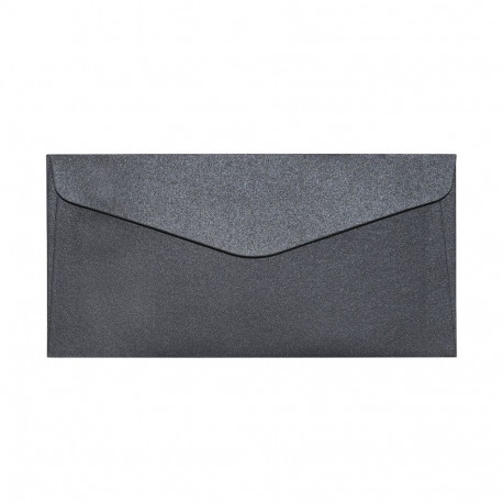 Metallik ümbrik Pearl Black DL - 10tk