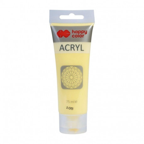 Akrüülvärv Pastelne kollane, 75ml