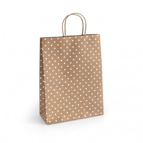 Kinkekott Kraft Silver Dots - eri suuruses