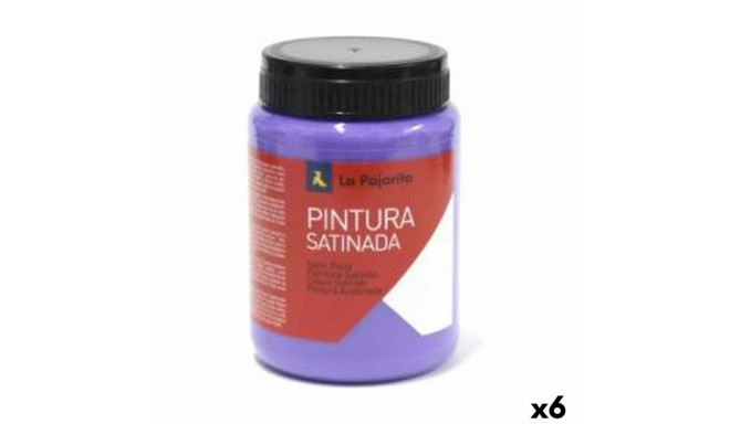Tempera La Pajarita L-13 6 Pieces Violet Satin finish School