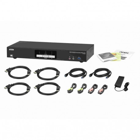 ATEN 2-port USB3.0 4K DisplayPort Dual Display KVMP