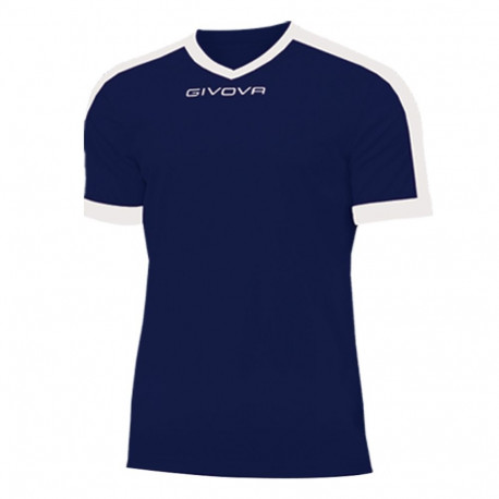 Givova särk Revolution Interlock MAC04 0403 2XL, tumesinine-valge