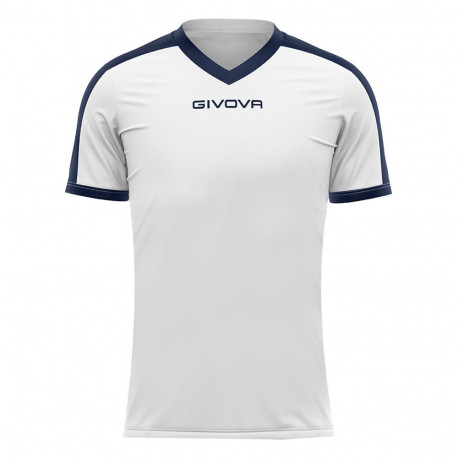 Givova särk Revolution Interlock MAC04 0304 L, valge-tumesinine