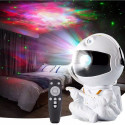 Goodbuy home lamp astronaut playing guitar with remote | timer | 8 modes black