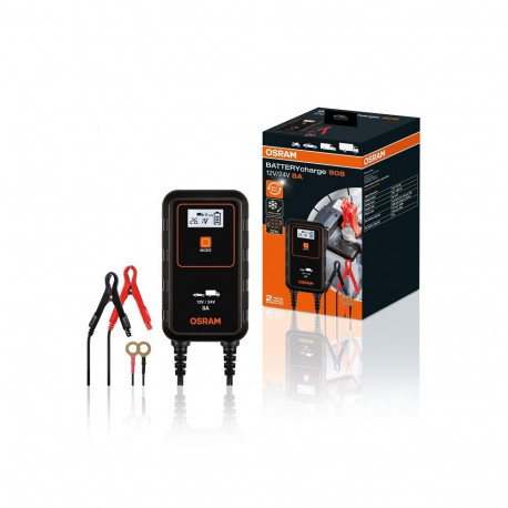 OSRAM BATTERY CHARGER 908 8A akulaadija