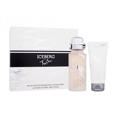 Iceberg Twice Platinum Eau de Toilette (125ml) (Edt 125 ml + Body Lotion 100 ml)