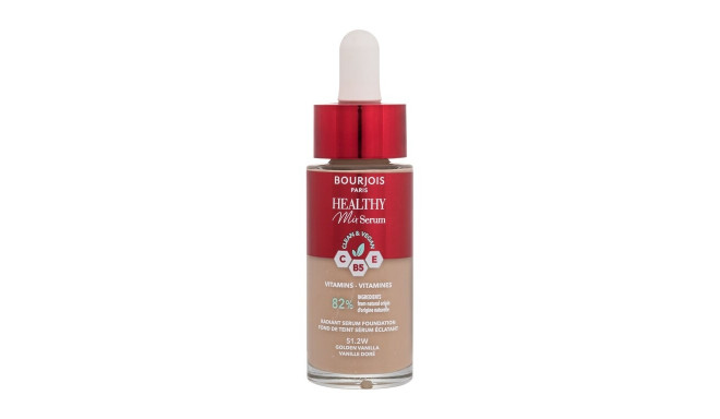 BOURJOIS Paris Healthy Mix Clean & Vegan Serum Foundation (30ml) (51.2W Golden Vanilla)