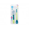 MAM Heat Sensitive Spoons & Cover 6m+ Green (1ml)