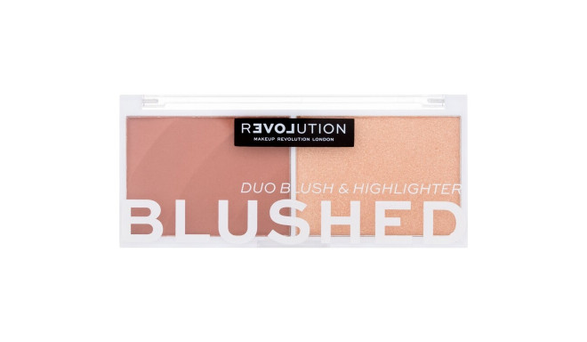 Revolution Relove Colour Play Blushed Duo Blush & Highlighter (5ml) (Kindness)