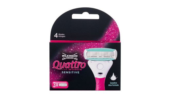 Wilkinson Sword Quattro For Women Sensitive (3tk)