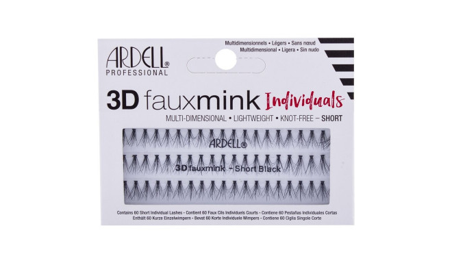 Ardell 3D Faux Mink Individuals (60ml) (Black)