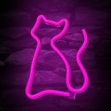 Neon LED Light CAT pink Bat + USB FLNEO4 Forever Light
