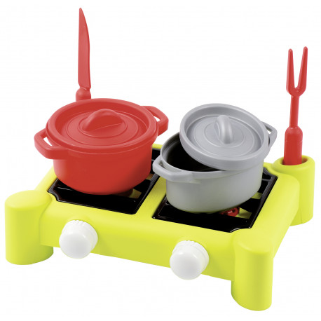Ecoiffier stove and pots
