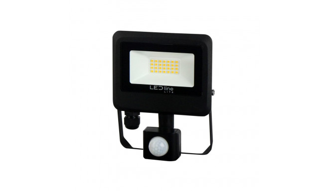 LED line LITE Floodlight PHOTON 20W 4000K 2000lm with motion sensor, IP65