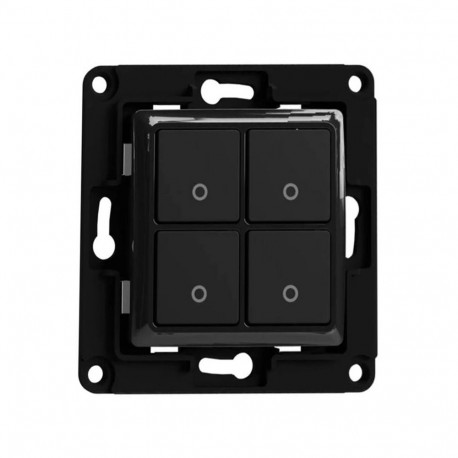 Shelly wall switch 4 button (black)