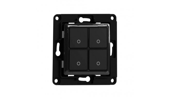 Shelly wall switch 4 button (black)