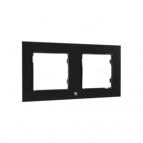 Shelly Switch Frame Double (Black)
