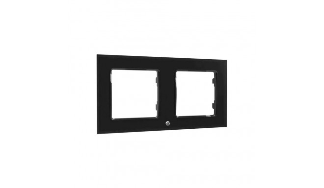 Shelly Switch Frame Double (Black)