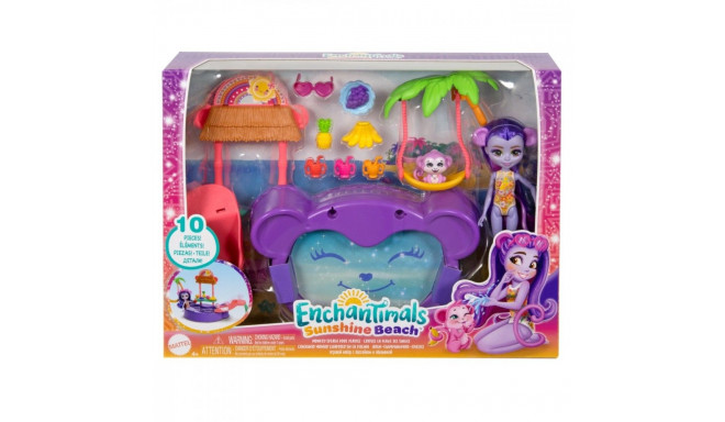 Enchantimals Tropical Pool Set + Monkey Doll