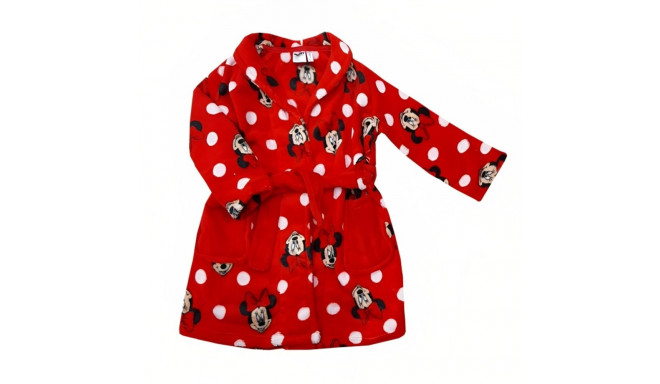 Children's Dressing Gown Minnie Mouse Red - 6 Years