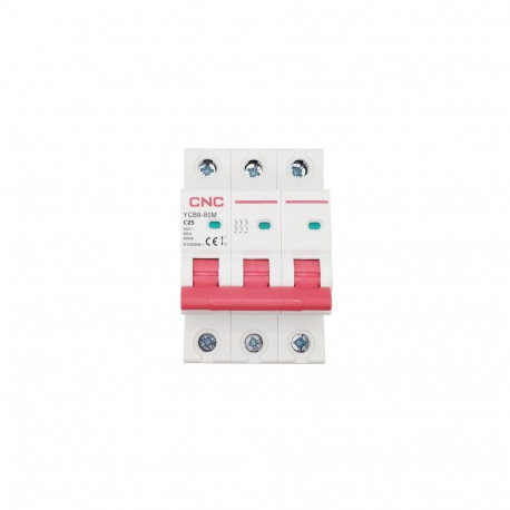 Miniature Circuit Breaker, 3P, 25A, Class C, 6kA