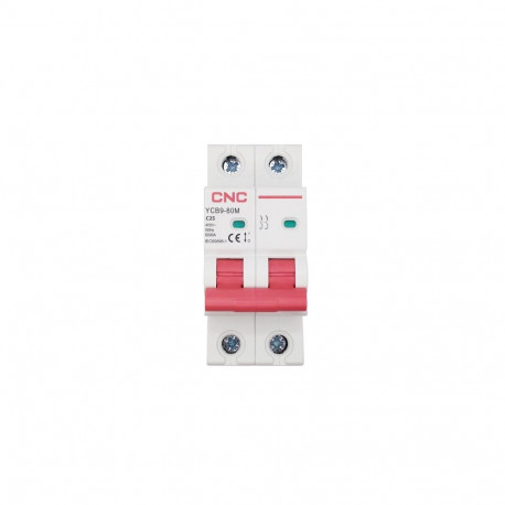 Miniature Circuit Breaker, 2P, 25A, Class C, 6kA