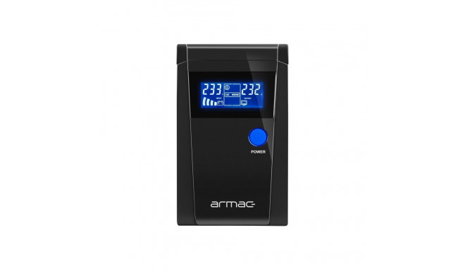 ARMAC O/650F/PSW Armac UPS Office Pure Sine Wave 650VA LCD 2x schuko 230V, metal case