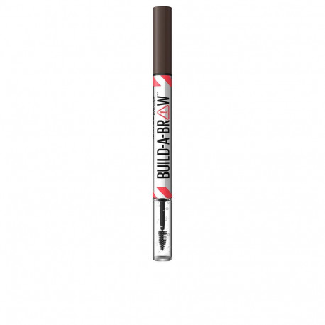 MAYBELLINE kulmupliiats BUILD A BROW #260 2-ühes 15,30ml, tumepruun