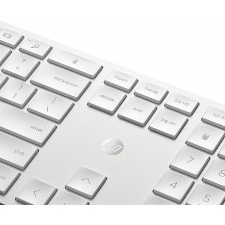 Zestaw klawiatura i mysz HP 650 bezprzewodowa biała