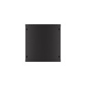 RACK CABINET 19" WALL-MOUNT 12U/600X450 WITH PERFORATED DOOR BLACK LANBERG (FLAT PACK)