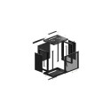 RACK CABINET 19" WALL-MOUNT 12U/600X450 WITH PERFORATED DOOR BLACK LANBERG (FLAT PACK)