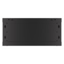 RACK CABINET 19" WALL-MOUNT 4U/600X450 WITH PERFORATED DOOR BLACK LANBERG (FLAT PACK)
