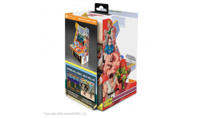 My Arcade MICRO PLAYER PRO 6.7" SUPER STREET FIGHTER II PORTABLE RETRO ARCADE (2 GAMES IN 1)