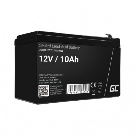 Green Cell AGM50 UPS battery VRLA AGM 12 V 10 Ah