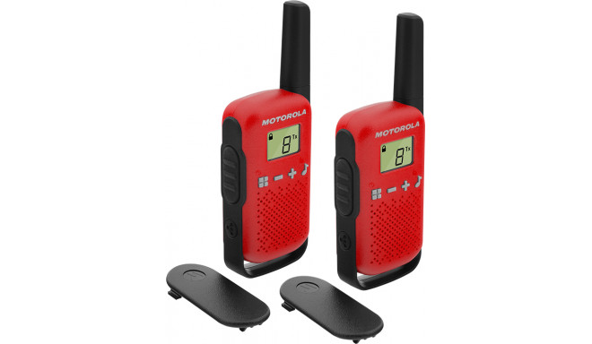 Motorola TALKABOUT T42 two-way radio 16 channels Black,Red