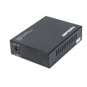 Intellinet 10GBase-T to 10GBase-R Media Converter, 1 x 10 GB SFP+ Slot, 1 x 10GB RJ45 Port