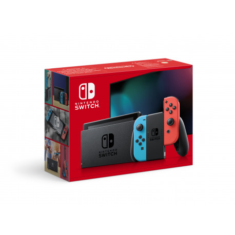 Nintendo mängukonsool Switch 15.8cm (6.2") 32GB puutetundlik ekraan Wi-Fi, sinine, hall, punane
