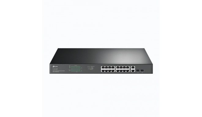 TP-Link 18-pordiline gigabit rackmount lüliti 16 PoE+ga