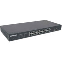 Intellinet 24-Port Gigabit Ethernet Switch with 2 SFP Ports, 24 x 10/100/1000 Mbps RJ45 Ports + 2 x 