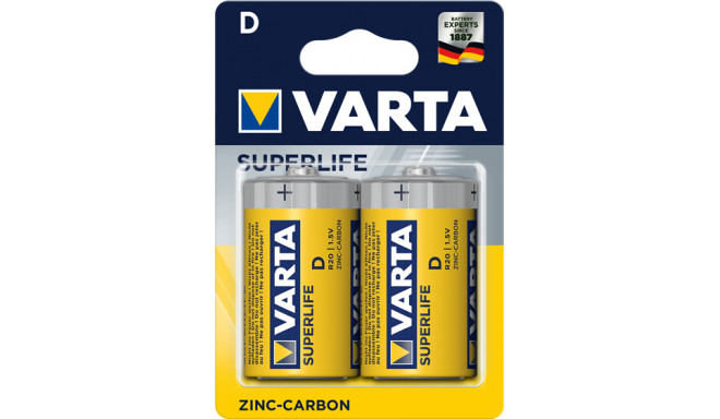 Varta R20 D household battery Zinc-carbon