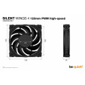 be quiet! SILENT WINGS 4 | 120mm PWM Computer case Fan 12 cm Black 1 pc(s)