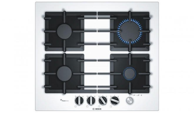 Bosch Serie 6 Gas cooktop PPP6A2M90 4 fields white color Built-in 60 cm 4 zone(s)