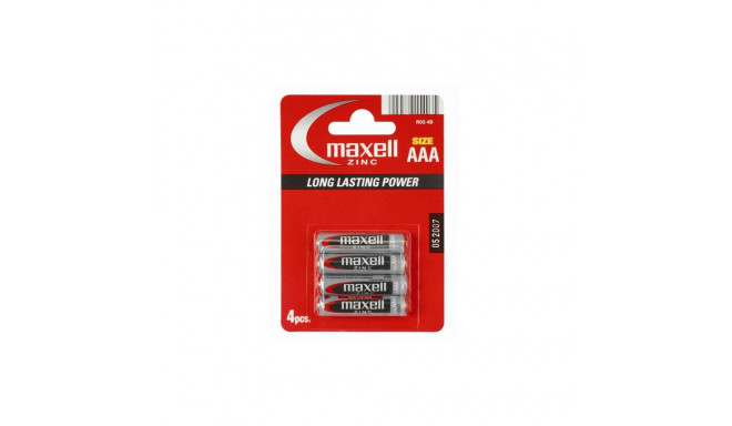 MAXELL BATTERY MANGANESE/ZINC R03/AAA BLISTER*4 774407.04.EU