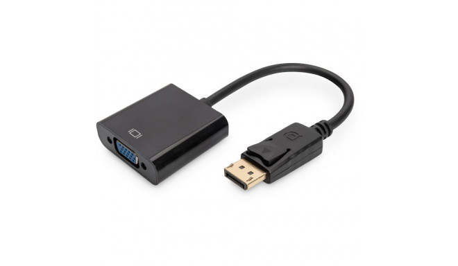"Digitus DisplayPort (ST-BU) 0.15m Adapter FHD 60Hz Black"