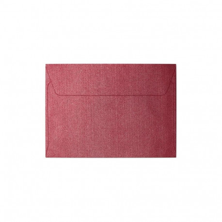 Metallik ümbrik Pearl Red C6 - 10tk