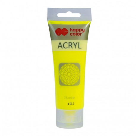 Akrüülvärv Neoonkollane, 75ml