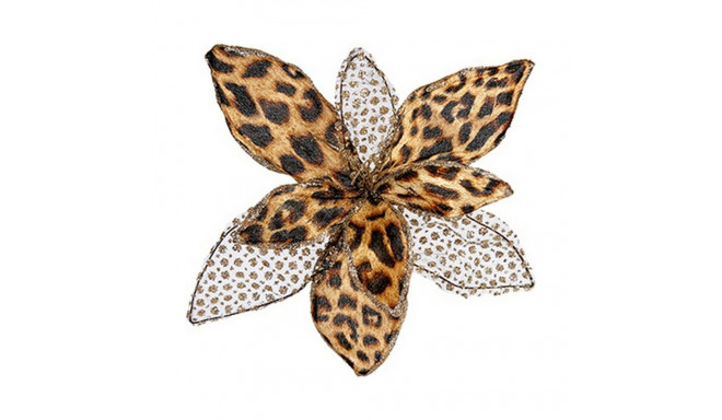 Dekoratiivlill Leopard Jõulud Pruun 35 x 35 x 35 cm